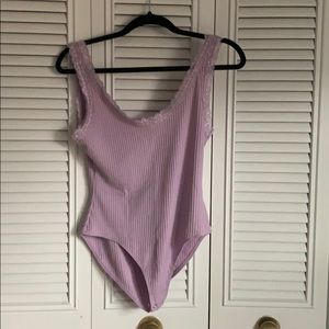 Purple bodysuit